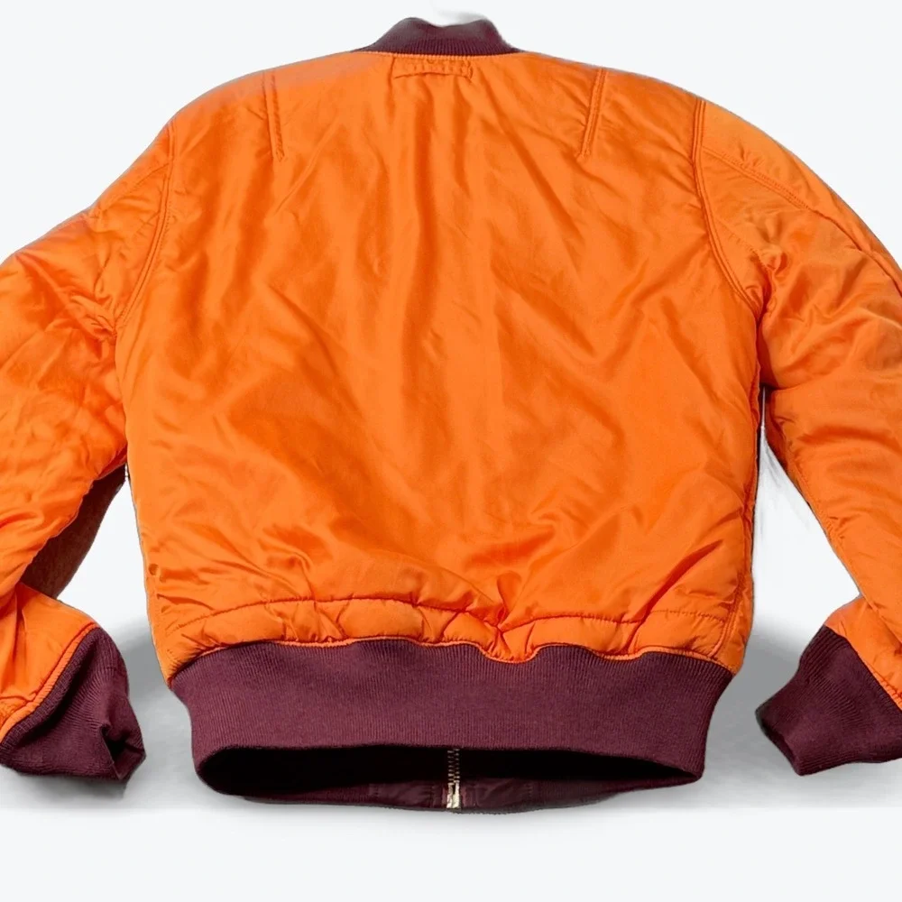 Vintage Alpha Industries MA‑1 Bomber Jacket Flyers Man Intermediate Reversible S